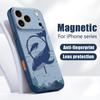 Shark Whale Pattern Case For iPhone 17 Pro Max Magnetic For Magsafe Hybrid Slim Matte Cover For iPhone 16 15 14 13 Pro Max