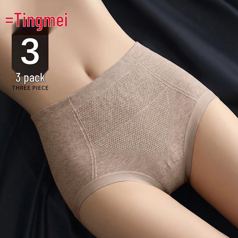 Tingmei Women s Modal High-Waist Tummy Control Briefs