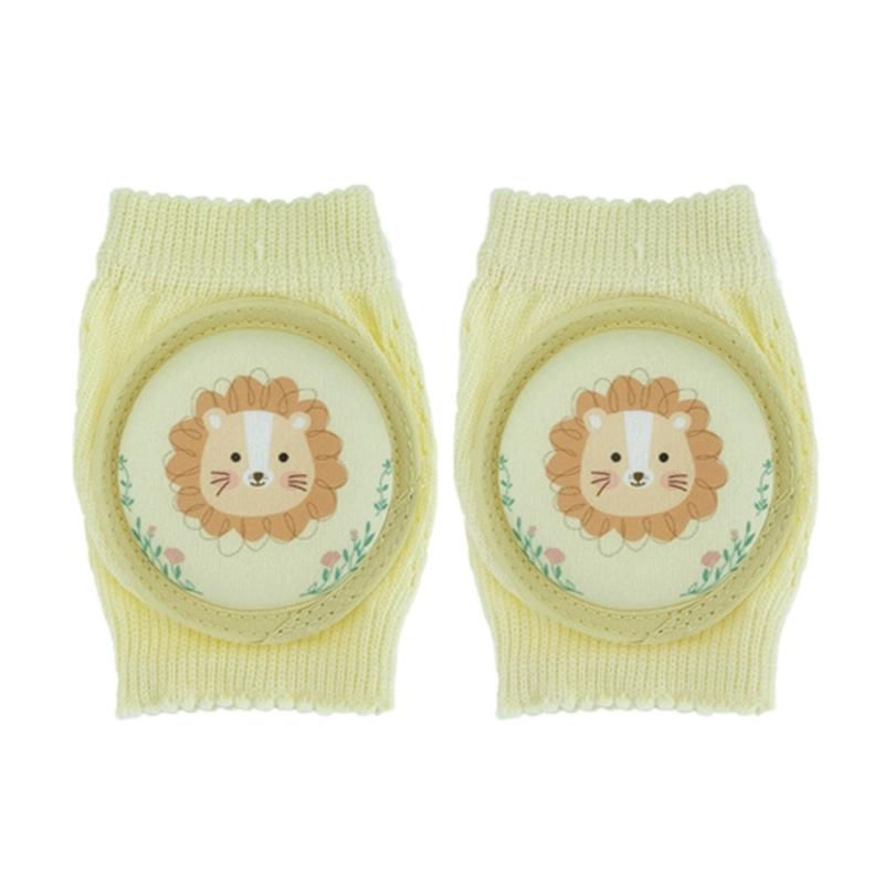 CartoonKleinkind Baby Knieschoner Elastische Krabbel Ellbogenpolster Kleinkinder Knieschützer Atmungsaktives Sicherheits-Kniepolster