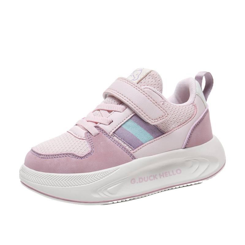 Little Yellow Duck Children's Sneakers Boys 2025 Spring and Autumn New Mesh Breathable Shoes Boys' Elementary School Running Shoes