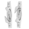 2pcs 6in Anchoring Mooring Cleats Left and Right Hollow Fair  Stainless Steel Marine Boat Accessories