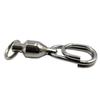 Pack of 10 Rolling Ball Bearing Snap Fishing Barrels Swivels Baits Connectors Clip for Saltwater Freshwater