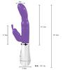 Vodotěsný vícerychlostní dildo vibrátor s dvojitým G-bodem masážní hračka pro dospělé