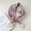 58 Floral Cotton Linen Scarf: Korean Ditsy Print Neckerchief for Spring, Summer, Autumn - Versatile Headband and Headscarf