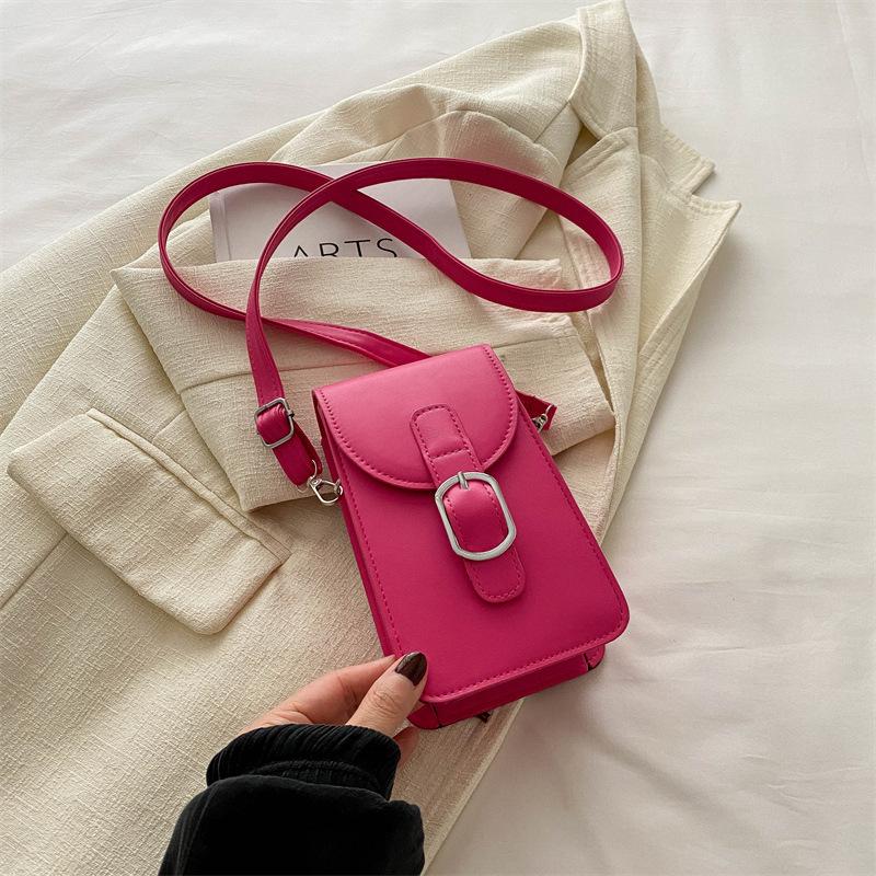 Retro Literature and Art 2025 New Fashion Personalized Mobile Phone Bag Niche Design Casual Messenger Bag Women's Bag Shoulder Bag