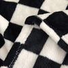 Flannel Blanket For Bedroom Soft Air Conditioning Blanket Checkerboard Elements Sofa Blanket Portable Nap Shawl Towel