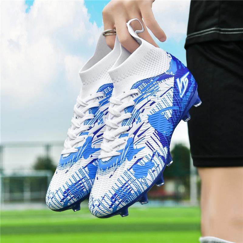 High-top Football Shoes 2025 New AG Long Nails TF Broken Nails Youth Sports Shoes Children's Student Sports Training Shoes