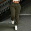 Pantaloni della tuta colorati da donna con elastico in vita e tasche per abbigliamento casual