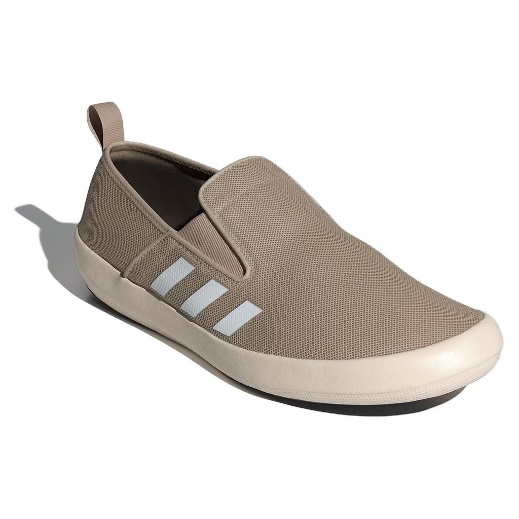 Adidas Terrex Boat Slip-On Dlx Water Mesh Fabric Comfortable Shock Absorbing Durable Low-Top Casual Shoes Unisex Casual Shoes Gray White ID8649
