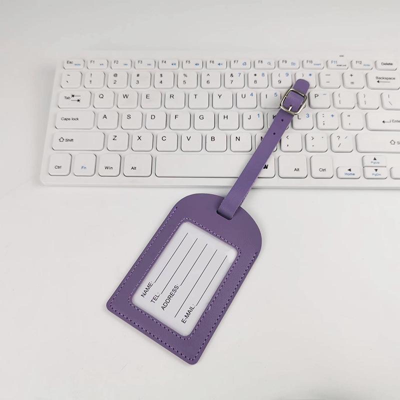 PU Leather Luggage ID Tag for Travel