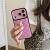 Simple Lattice Hit Color Grid Pattern Phone Case for For Iphone 16 15 14 13 17 Pro Max Invisible Silicone Ring Holder Cover