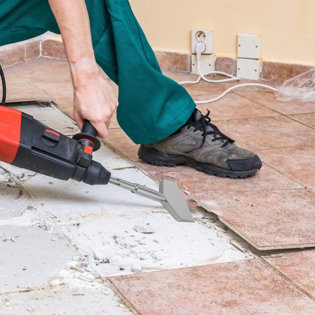 Alloy steel chisel Electric pickaxe chisel shovel tile cement floor slotting ground Rust proof and brick removal tool