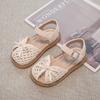 Sommer Baby Mädchen Slip-on Schuhe, Mädchen Sandalen & Kinder Hausschuhe, Kleinkind Prinzessin Weiche Sohle Gewebte Schuhe