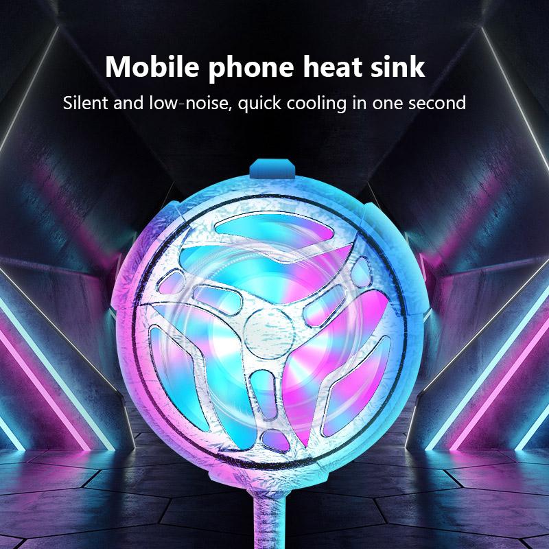 Smart Phone Cooling Fan Gaming Mobile Gamepad Cooler Fan Portable for Type-C USB Radiator for Redmi Samsung iPhone