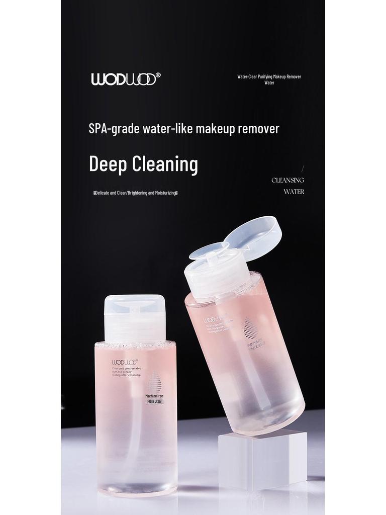 WODWOD Gentle 3-in-1 Makeup Remover Water for Face, Eyes, and Lips - Deep Cleansing and Non-Irritating.