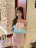 2026 Spring/Summer Sexy Slimming Back-shaping Vest Dress with Hollow-out Pleated Short Skirt