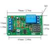 12V Time Delay Relay Module with Adjustable 1-99 Second or Minute Countdown and Digital Display for Electrical Circuits