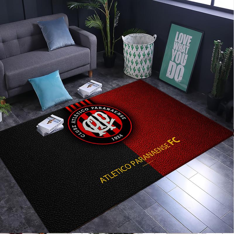 1PC rug Atletico Paranaense Crest Carpet, Chair Rug,Area Rug for Office Bedroom living rooms bedroom, Doormat decor Christmas fan gifts