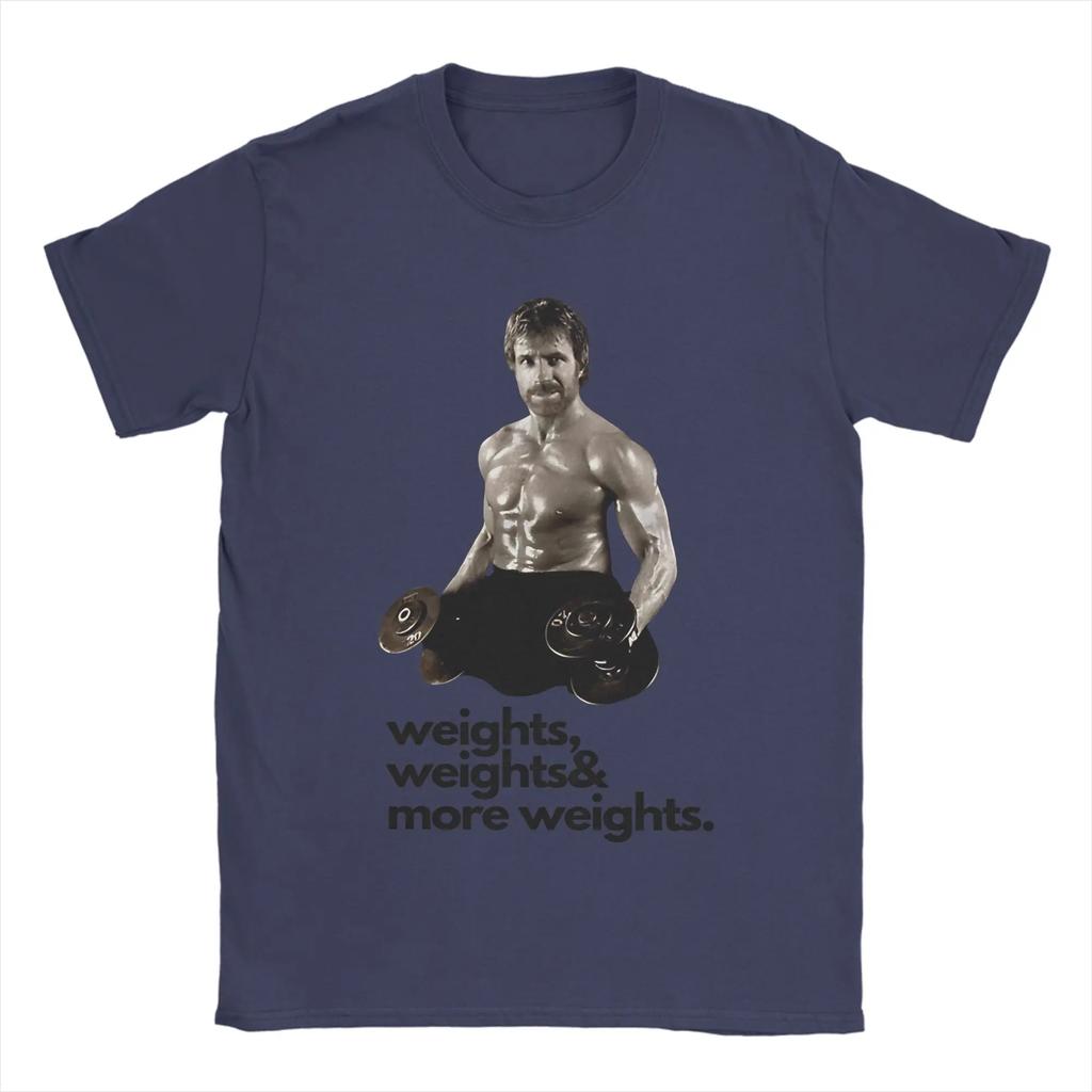 Chuck Norris Weights T Shirt Unisex Y2k Fun Tshirts Summer Oneck Harajuku Tees Pattern Big Size Clothes