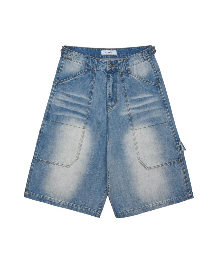 IDWS Blaze Maxi Carpenter Bermuda Shorts Indigo