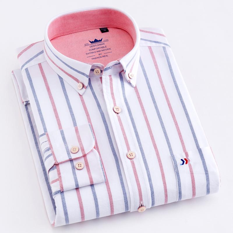 Oxford Striped Long Sleeve Shirt 