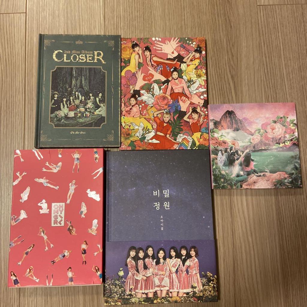 [USED] Oh My Girl Korean Edition CD 5 Pieces