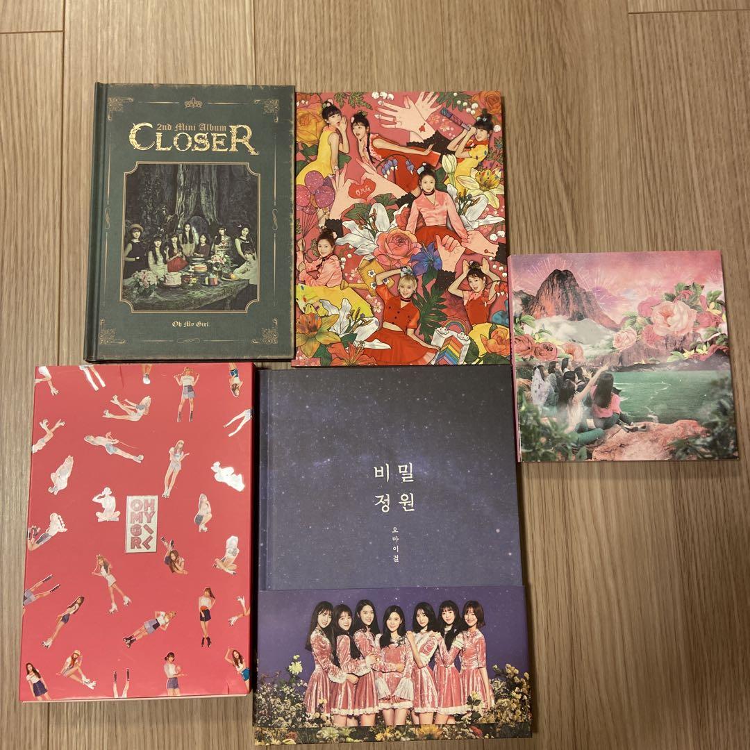 

[USED] Oh My Girl Korean Edition CD 5 pieces