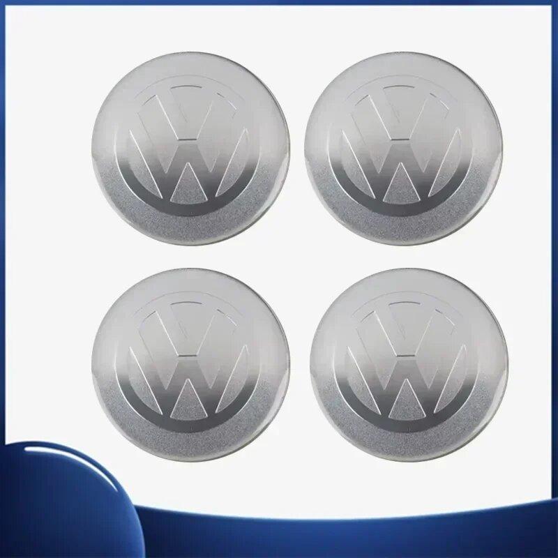 4PCS 60mm Car Wheel Center Decal Hub Sticker for VOLKSWAGEN VW Golf GTI Polo Passat Rline JETTA MK4 Tiguan CC Bettle SCIROCCO