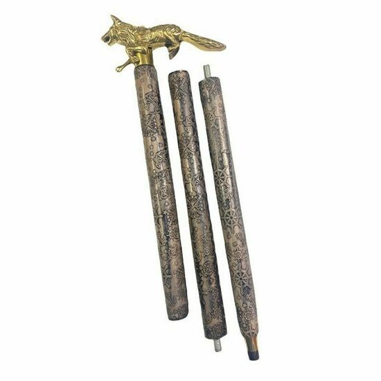 

Антикварный стиль Викторианский Винтажный Дизайнерская Латунная Ручка Трость Деревянная Трость M аэро