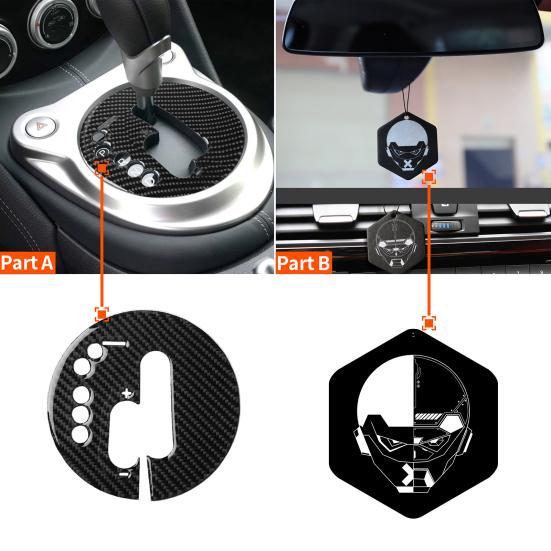 

Наклейка на панель механической коробки передач с левым приводом автомобиля для Nissan 370Z Z34 2009-2020