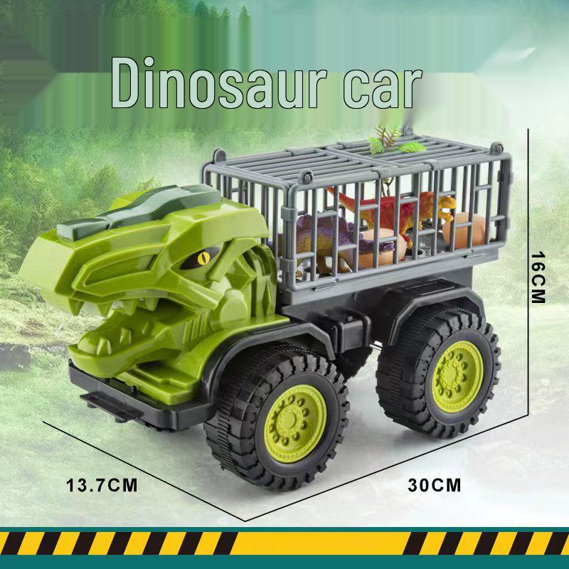 Dinosaur Inertia Toy: Kids' Dump Truck & Excavator Set