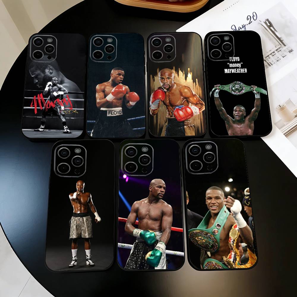 Boxing F-Floyd M-Mayweather-FM Phone Case For iPhone 17, 16,15,14,13,12,11 Plus,Pro Max, Others Soft Black Cover