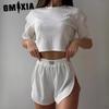 Casual Women's Pajamas Comfortable Sexy Shorts Loungewear Set Can Be Worn Outdoors
