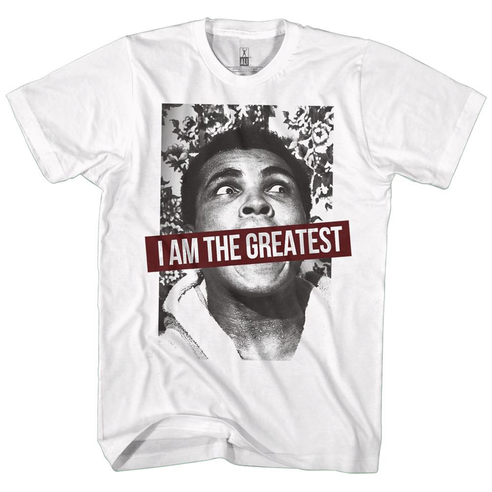 Muhammad Ali I Am The Greatest Mens T Shirt Censored Boxing Legend Champion Top S
