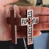with Secret Compartment Chain Pendant Necklace Openable Charm Jewelry Cross Pendant Necklace
