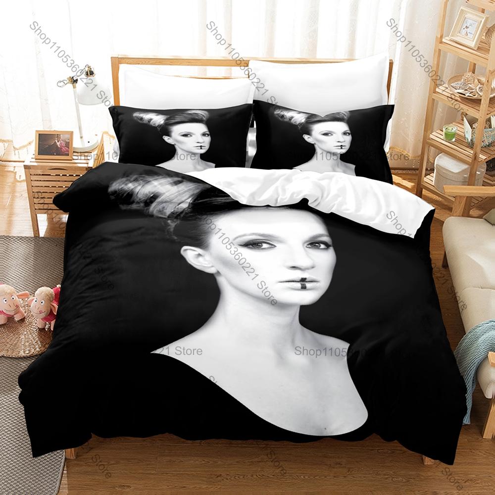 Personality Sanah Polish Singer New Bedding Set Soft Duvet Cover Pillowcase Music Fans Bedroom Home Decor