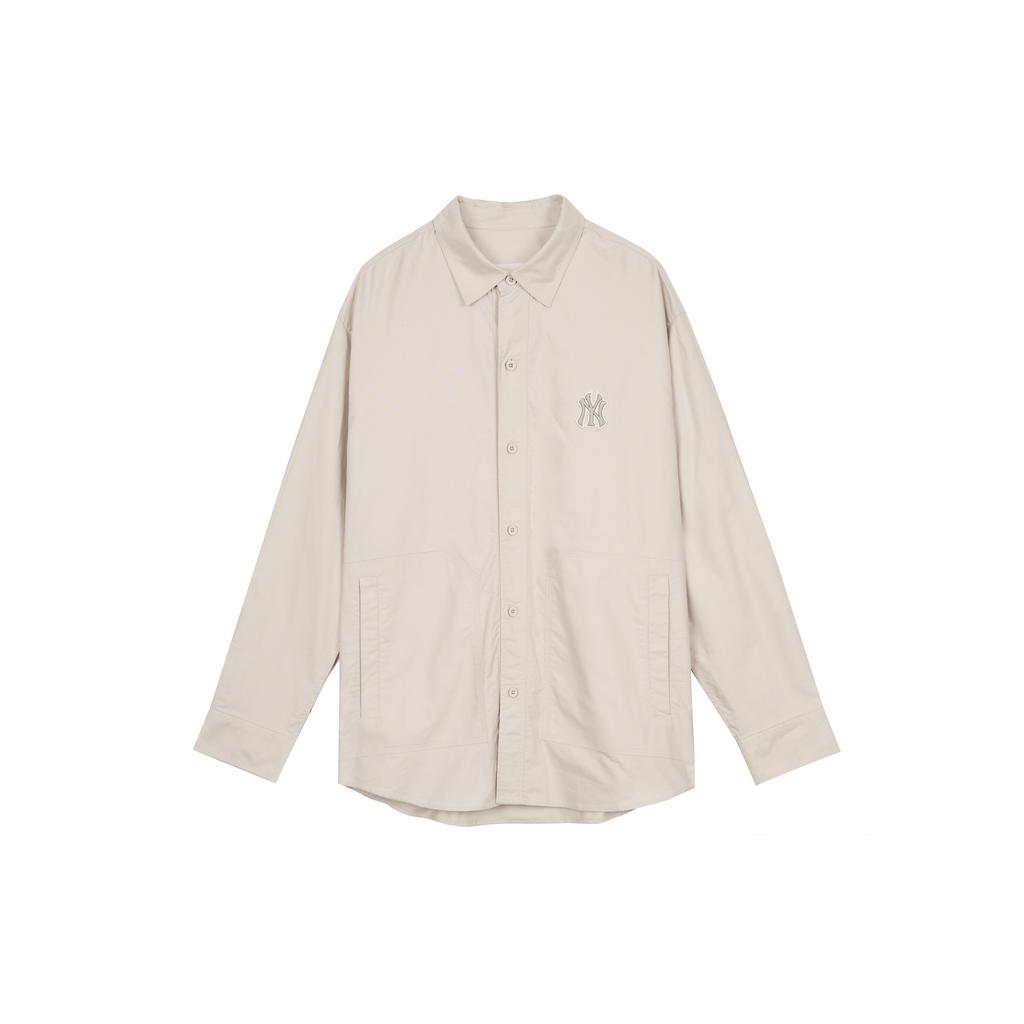 New MLB New York Yankees Shirt Unisex Ecru 31WSU1111-50B