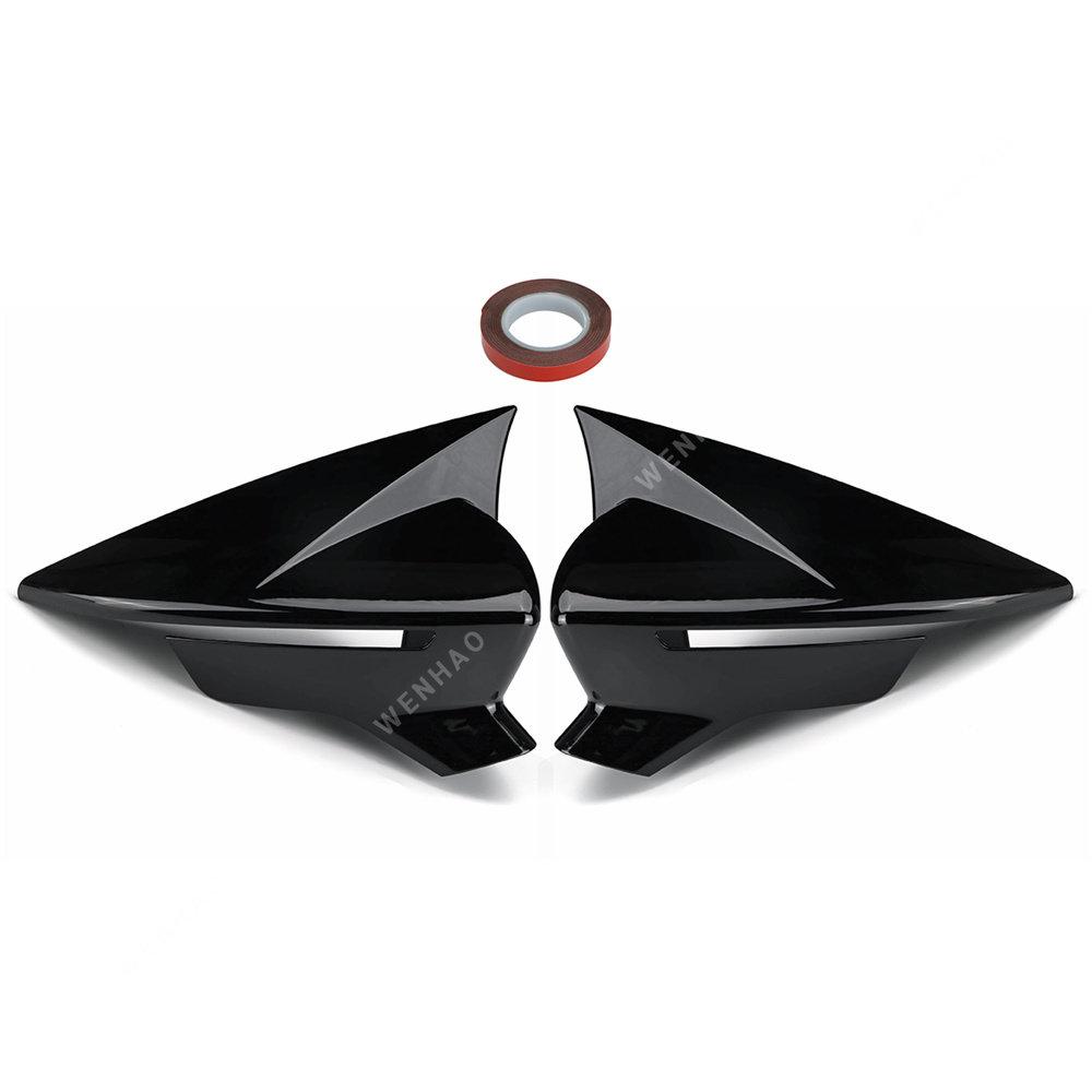 Pentru Seat Leon MK3 MK3.5 5F 2 buc. Capace de acoperire a oglinzii retrovizoare lucioase Cadru ornamentat Leon ST SC FR Cupra