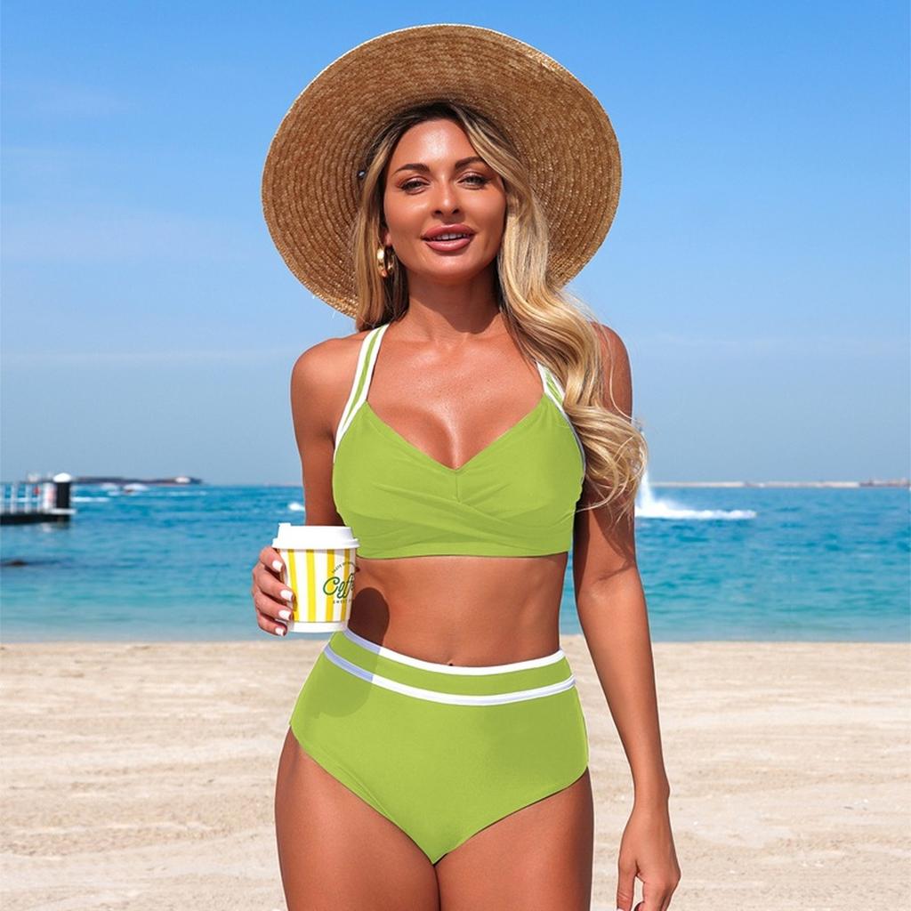 Women's Fashionable And Sexy Two-piece Nylon Swimsuit