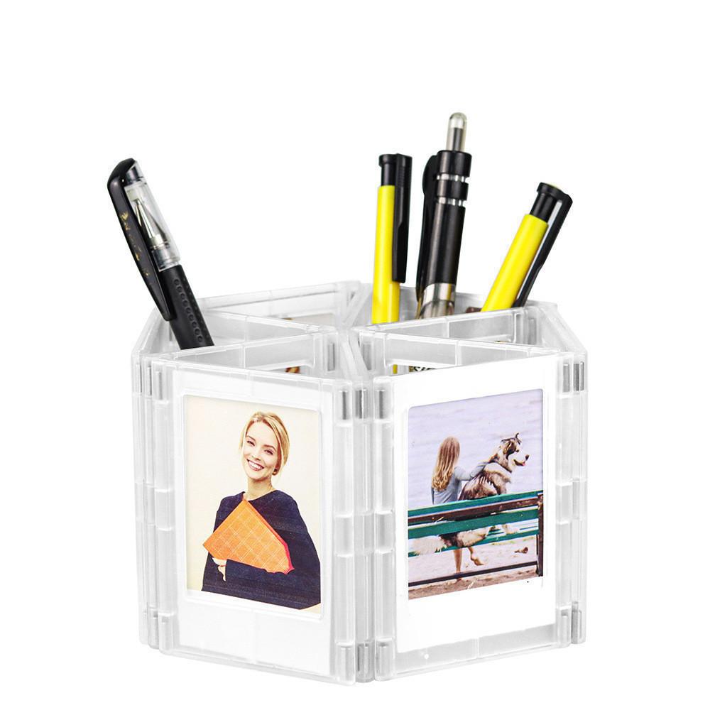 3 Inch Magnetic Photo Frames Colorful Mini Picture Frames Magnet Refrigerator Fridge Sticker for Home Decor DIY Wall Decor