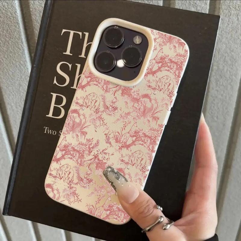 Custodia per Telefono con Design Floreale in Porcellana Bianca e Blu Per iPhone 17 Pro 16 15 14 Plus 13 12 11 Pro Max 16E 17Air X XR XS Max Cover