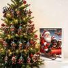 Decorazioni Natalizie a Tema Bassotto Calendari dell'Avvento 2026 24 Giorni Ciondolo Acrilico 2D Decorazioni per Albero di Natale Calendario del Countdown Collezionabile