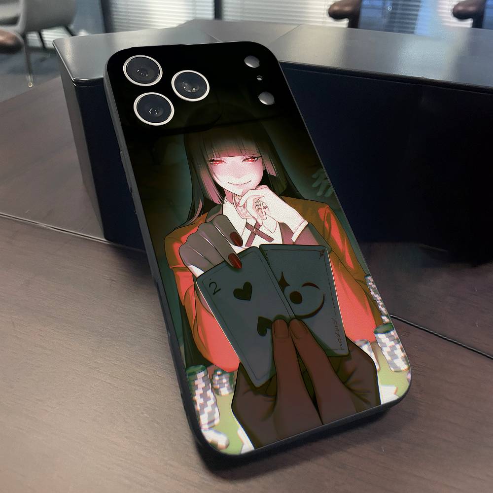 Yumeko Jabami K-Kakegurui Phone Case For iPhone 15,16,12,13,14,11,17,Pro,Max,Plus,E,Air,Mini TPU Cover