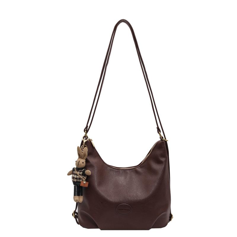 

Женская сумка-тоут, новый рюкзак для поездок большой вместимости, повседневный плечевой рюкзак no pendant темно-коричневого