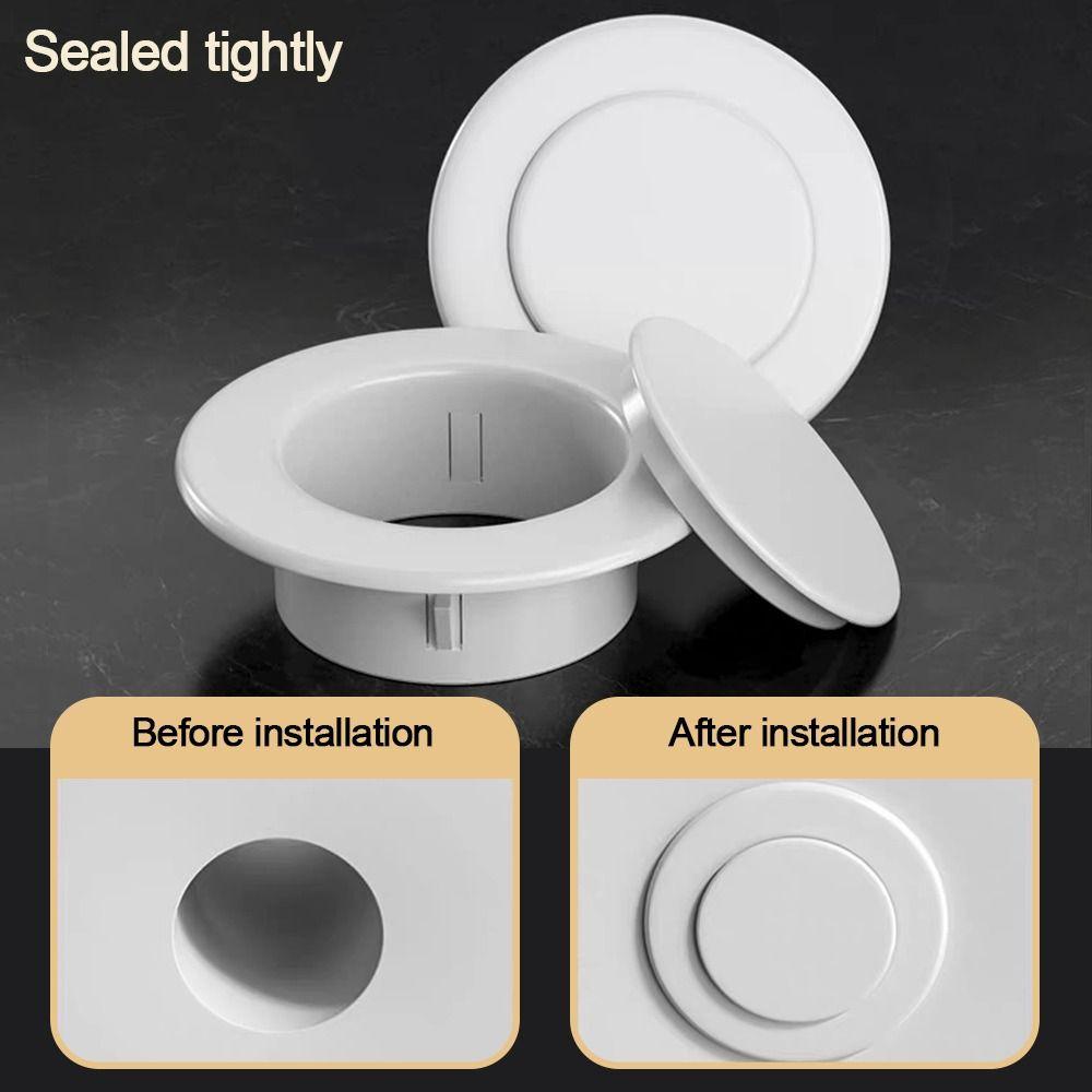 New Plastic Air Conditioning Pipes Cover Split Type White Wall Decorative Cover Hole Cover Plug Cable Entry