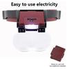 Magnifying Glasses Reading IlluminatedMagnifiers Adjustable Head Loupe Magnifiers