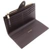 Nina Ricci Atre Nouveau Purse Slim Long Wallet Dark Brown 85-8203