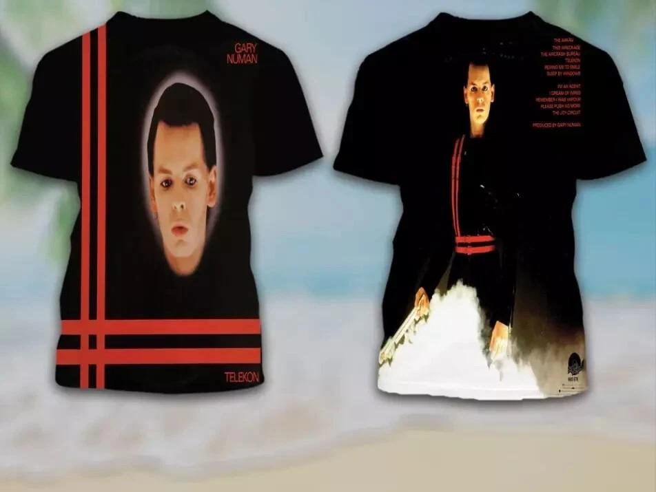 Collection Gary Numan 3D shirt,polyester Gift Funny All Size Tee U65.55 XXL
