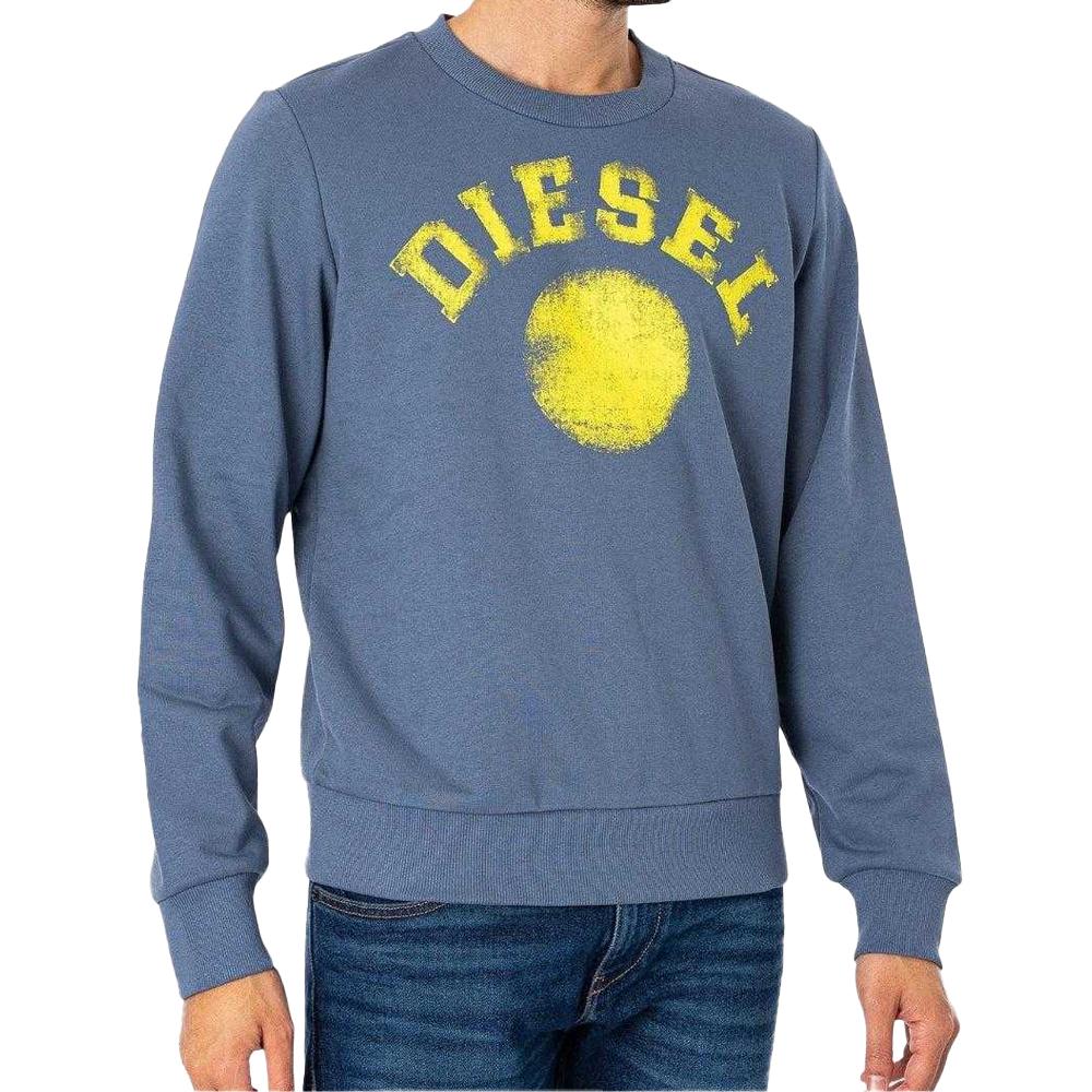 Diesel Unisex Adult Distressed Dot Logo Sweatshirt