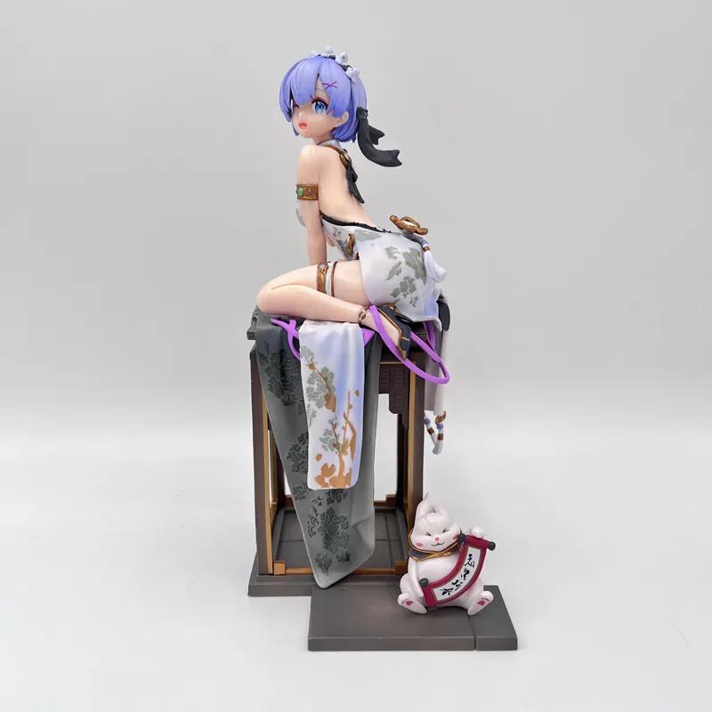 Re:ZERO Emilia Graceful Beauty Anime Girl Figure Re:ZERO Starting Life In Another World Rem Action Figure Model Toys